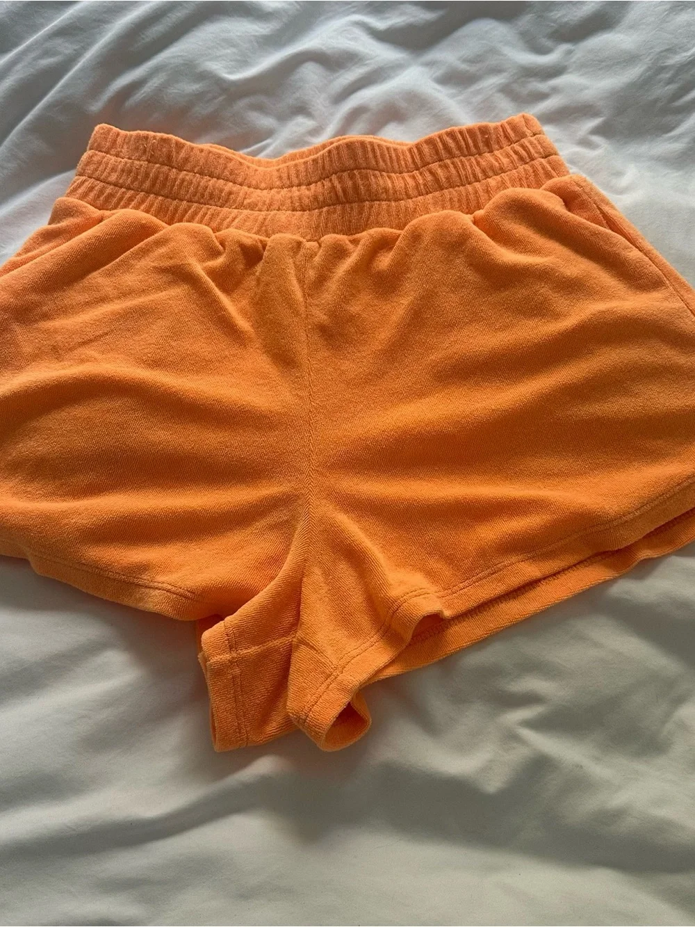Show Me Your MuMu Orange Terry Russell Shorts EUC Sz XS